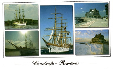 Constanta, Mircea Brig School Navy and the Casino (Romania)