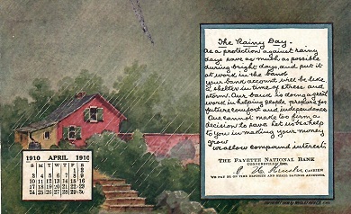 Connersville, Fayette National Bank (April 1910) (Indiana, USA)