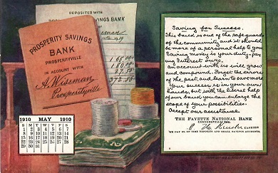 Connersville, Fayette National Bank  (May 1910) (Indiana, USA)
