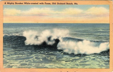 Old Orchard Beach, A Mighty Breaker