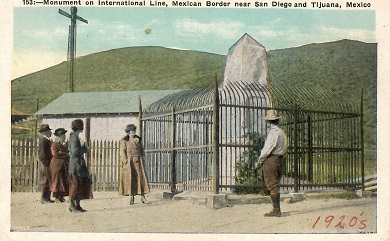 Border near San Diego and Tijuana, Mexico