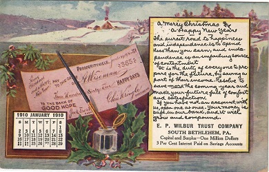 South Bethlehem, E.P. Wilbur Trust Company (January 1910) (Pennsylvania, USA)