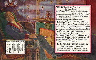 South Bethlehem, E.P. Wilbur Trust Company (February 1910) (Pennsylvania, USA)