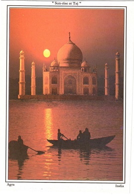 Agra, Sun Rise at Taj Mahal