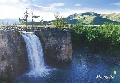 Ulaan Tsutgalan Waterfall