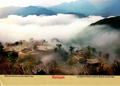 Sapa, misty and cloud