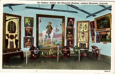 Lookout Mountain, Buffalo Bill Memorial Museum, Art Gallery (Colorado, USA)