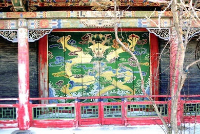 Bogd Khaan Palace Museum, Door of Makhranz Temple