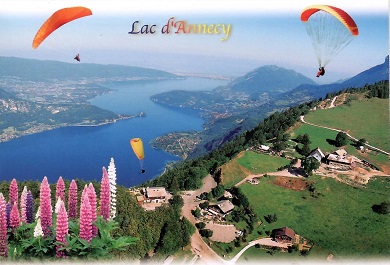Lac d’Annecy, Paragliding